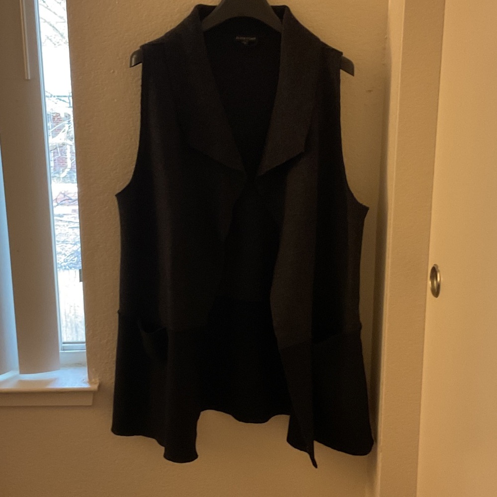 Eileen Fisher Classic Black Vest